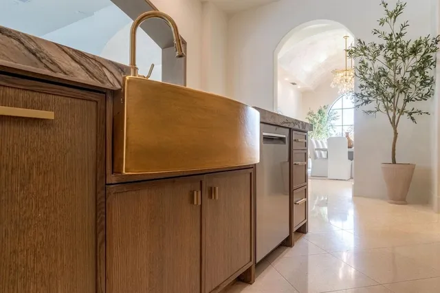 a close view of water heater