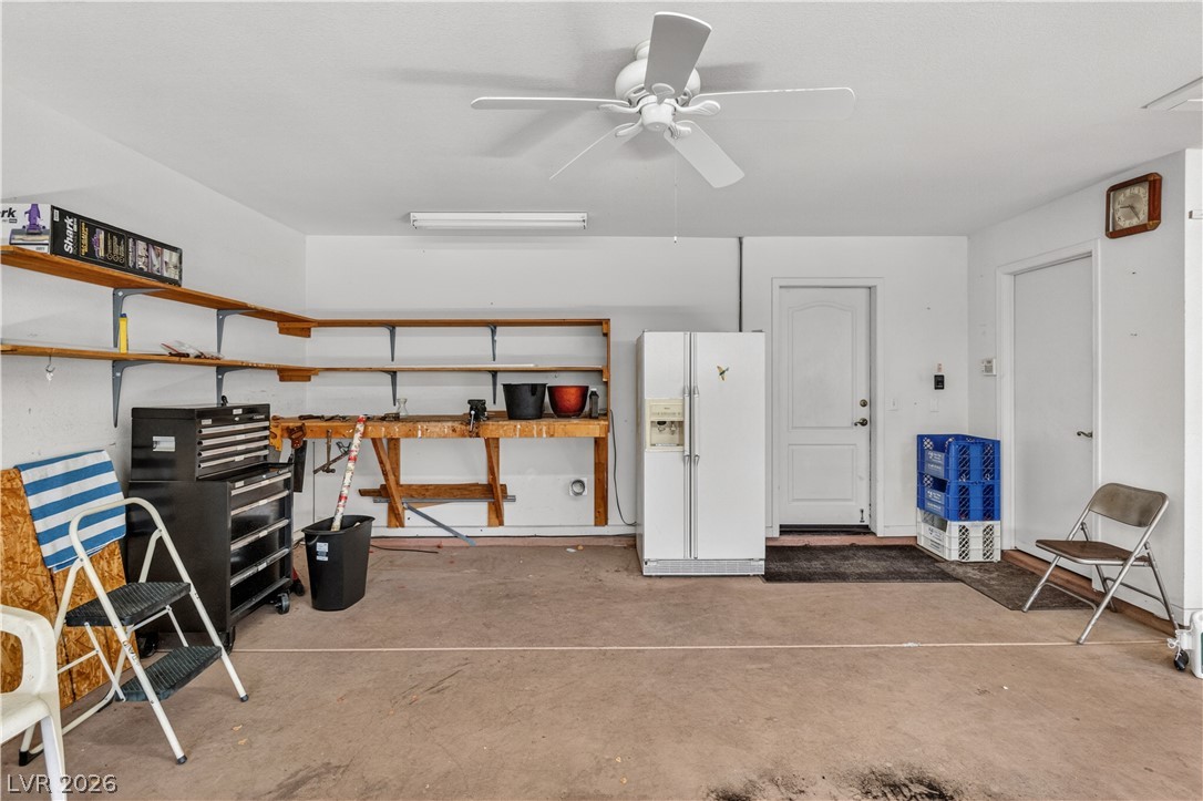 2055 Cholla Way Laughlin, NV 89029 - Photo 47 of 87 Functional garage with overhead storage and a convenient side entry.