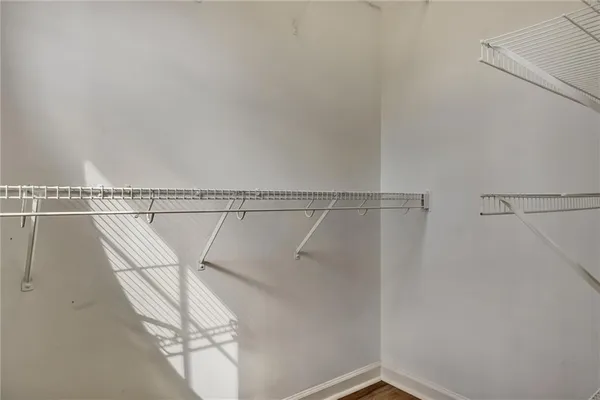 a view of walk in closet
