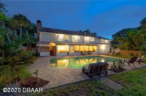 35 Neptune Avenue Ormond Beach, FL 32176 - Photo 58 of 58 a view of a swimming pool with a patio