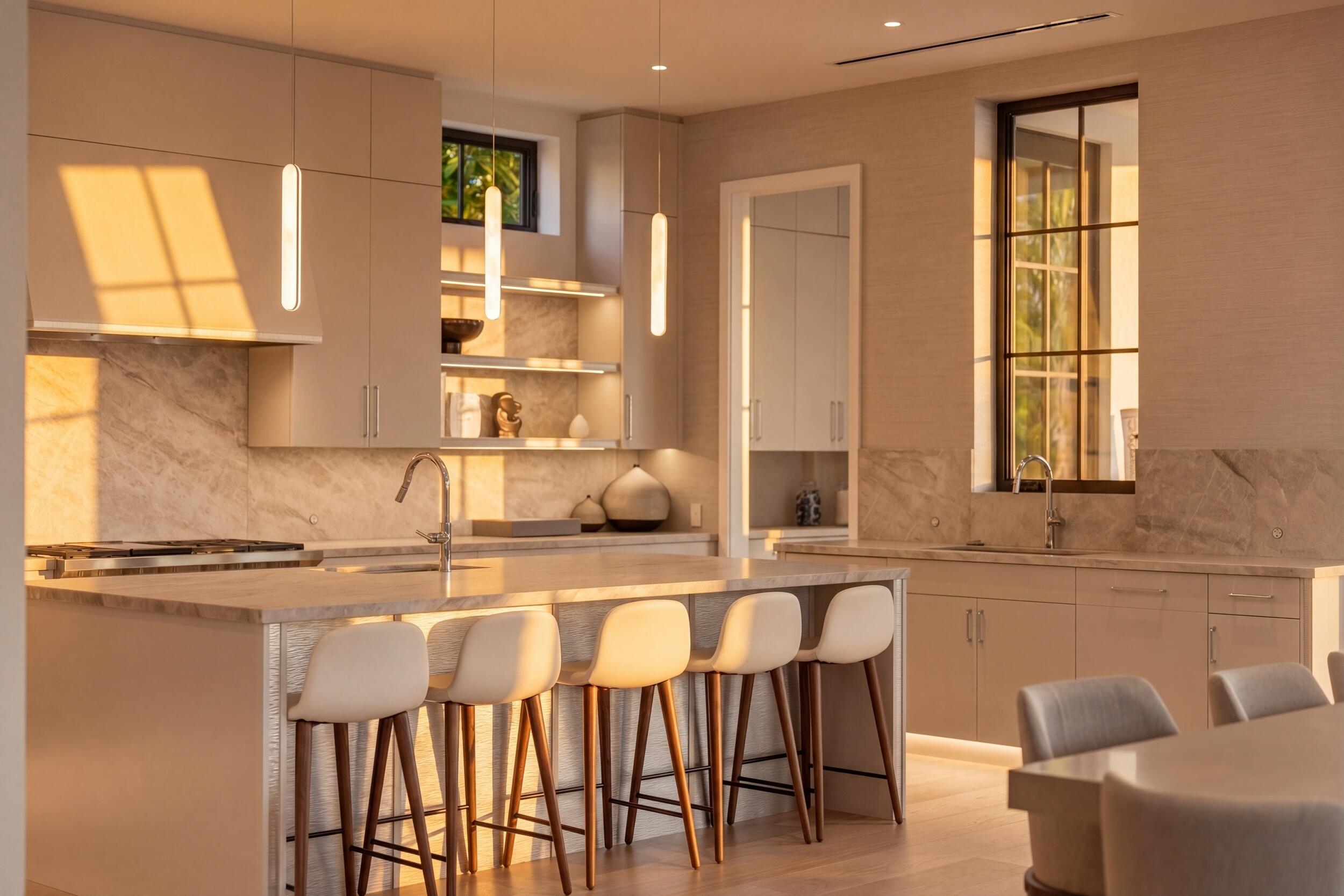 210 Cortez Road West Palm Beach, FL 33405 - Photo 1 of 35 KITCHEN TWILIGHT