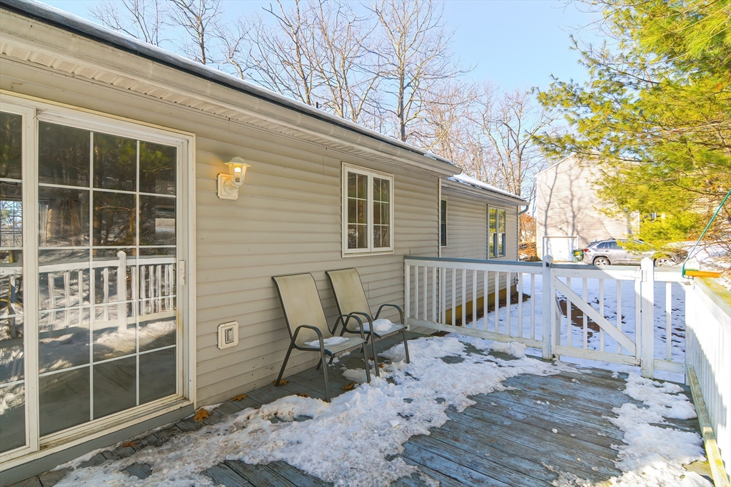 38 Clark Road Sturbridge, MA 01518 - Photo 27 of 30 a view of a chair and table in the patio