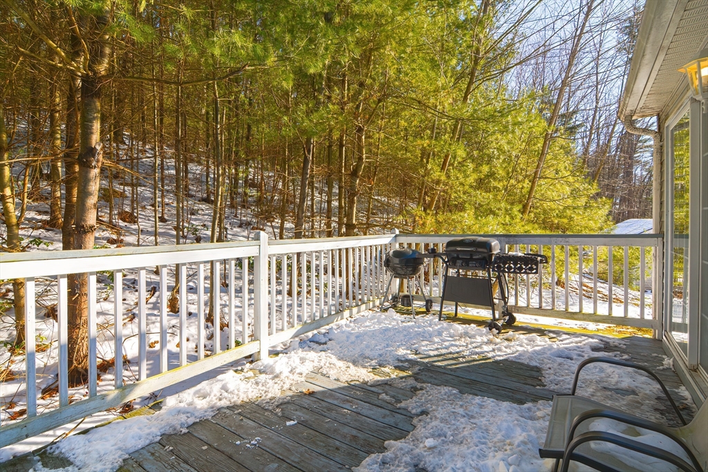 38 Clark Road Sturbridge, MA 01518 - Photo 29 of 30 a view of a balcony with wooden floor