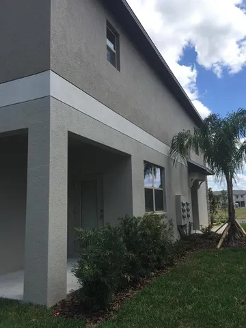 a front view of house with yard
