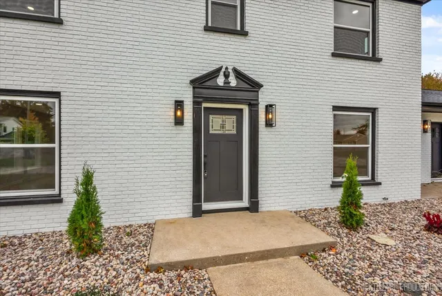 a view of a room with rack