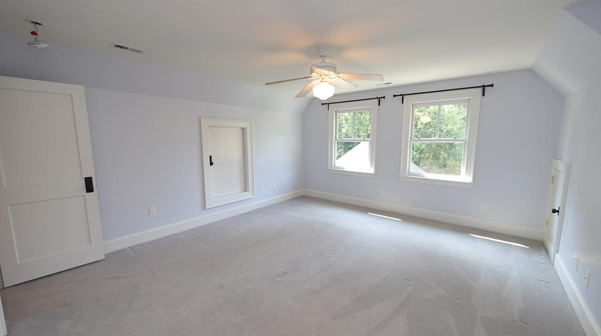 2308 Byrd Street Raleigh, NC 27608 - Photo 24 of 30 Oversized Bedroom in back of home which could also serve as a Bonus Room or used as needed. It too has a nice size closet. 4th Bedroom