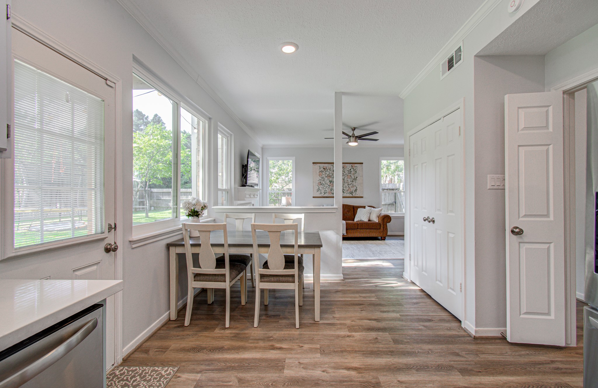 22927 Northoak Forest Lane Spring, TX 77389 - Photo 12 of 37 a view of a dining room with furniture window and wooden floor