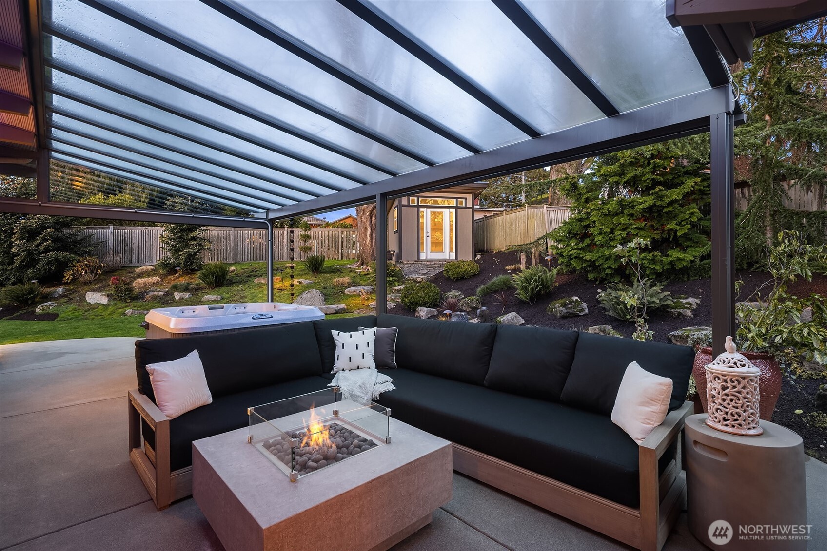 2826 Southwest 170th Street Burien, WA 98166 - Photo 18 of 40 a outdoor living space with furniture and garden view