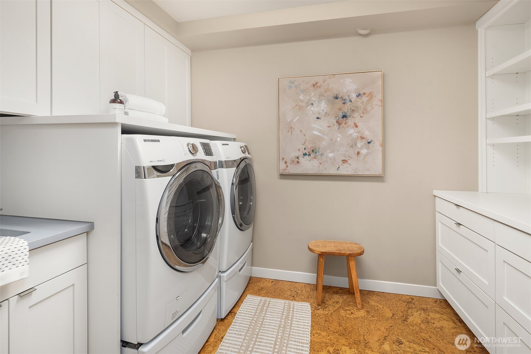 2826 Southwest 170th Street Burien, WA 98166 - Photo 30 of 40 a view of a storage & utility room with a washer dryer