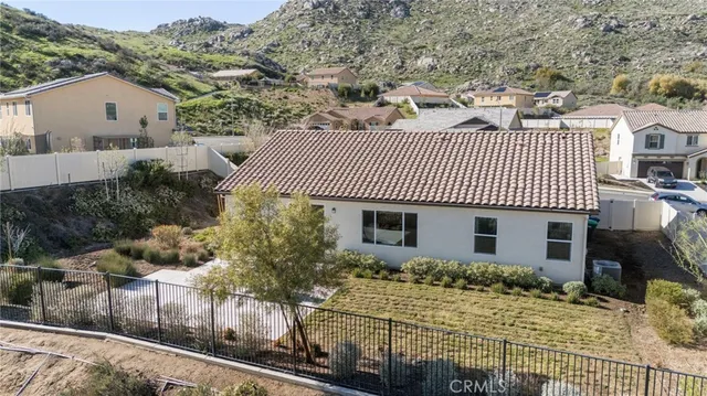 a view of a house with a patio