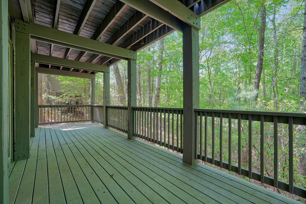 230 Chestnut Rise Trail Big Canoe, GA 30143 - Photo 36 of 45 a view of porch with wooden floor