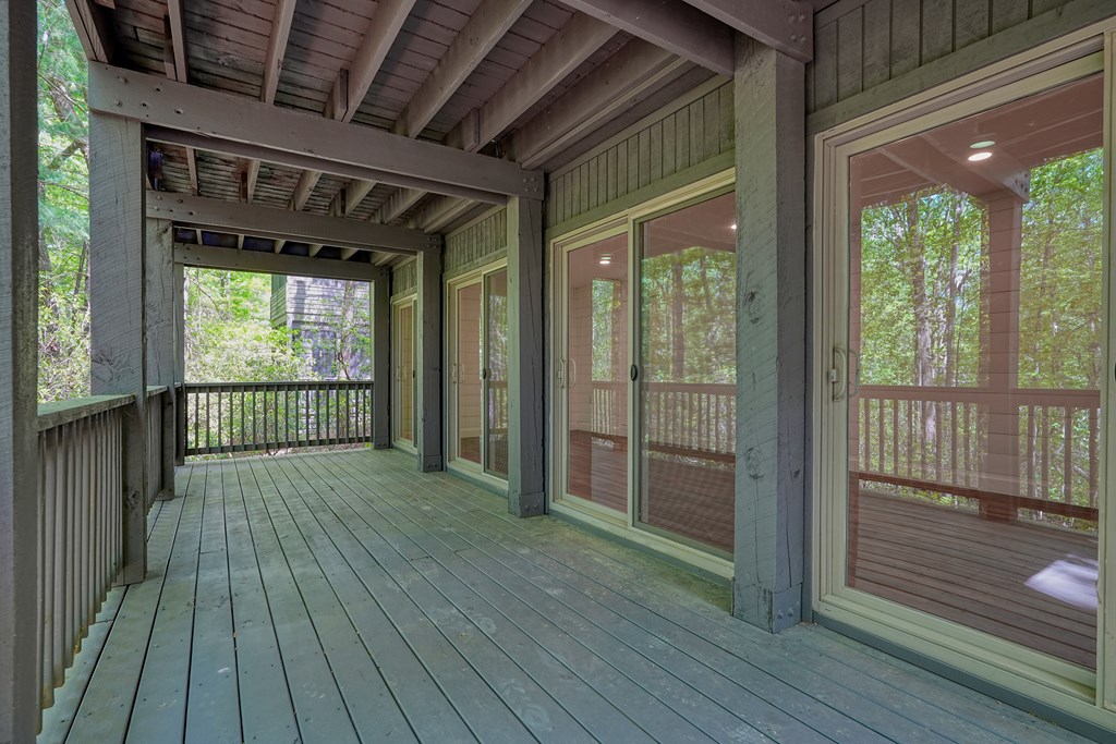 230 Chestnut Rise Trail Big Canoe, GA 30143 - Photo 37 of 45 a view of porch with wooden floor