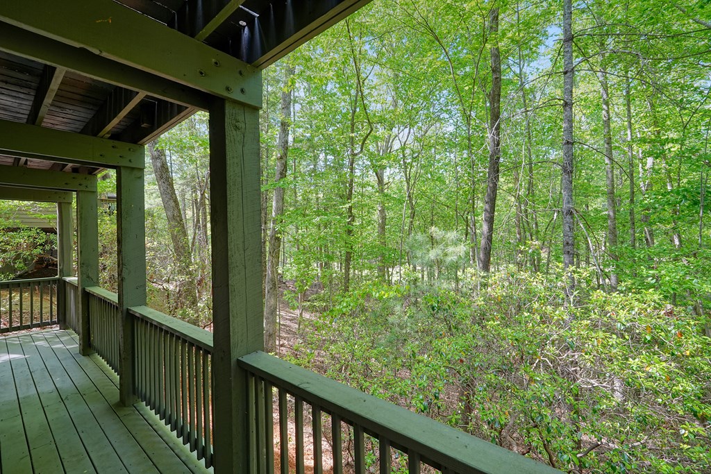 230 Chestnut Rise Trail Big Canoe, GA 30143 - Photo 6 of 45 a view of a porch with wooden floor