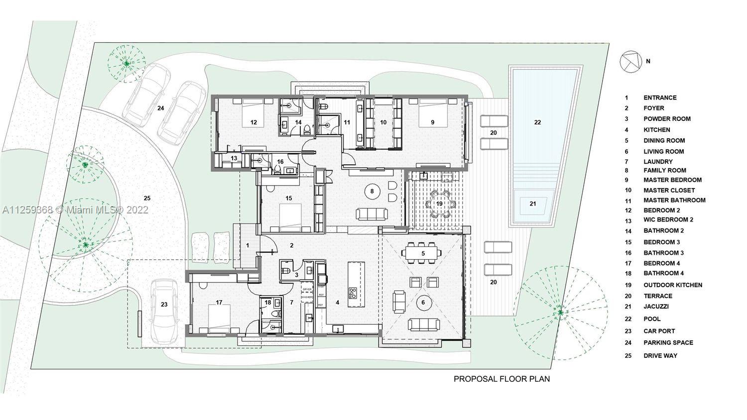 26 Bay Heights Drive Miami, FL 33133 - Photo 13 of 14 a black and white photo of a living room