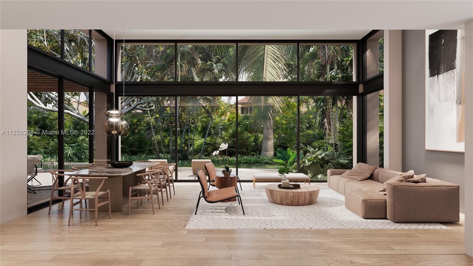 26 Bay Heights Drive Miami, FL 33133 - Photo 5 of 14 a living room with furniture and a large window