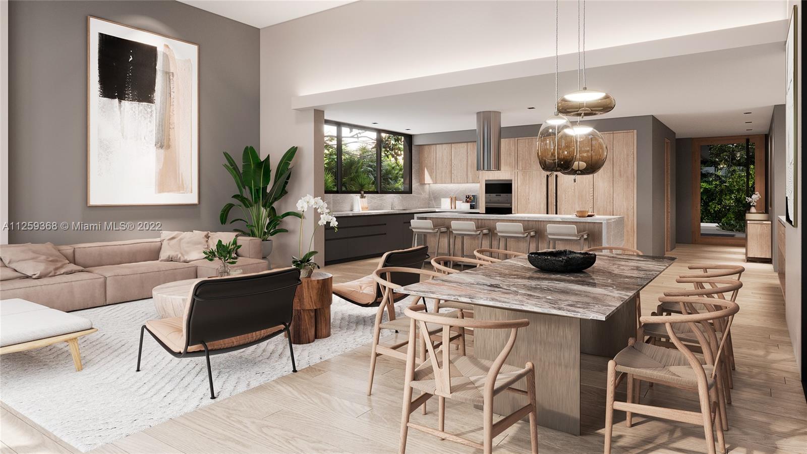 26 Bay Heights Drive Miami, FL 33133 - Photo 8 of 14 a view of a dining room with furniture and a large window