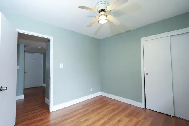 wooden floor in an empty room