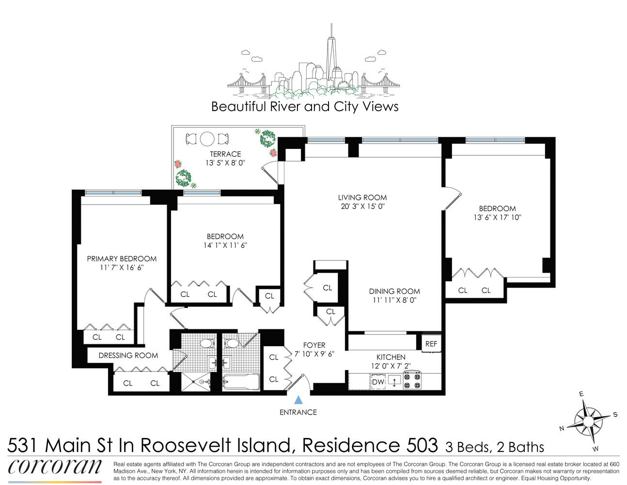 531 Main Street, Unit 503 Manhattan, NY 10044 - Photo 10 of 10