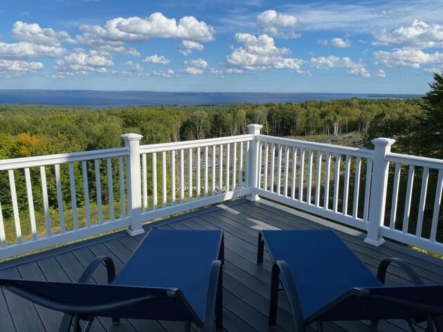 35 Eagle Crest Road Sebago, ME 04029 - Photo 30 of 54 Master Deck View