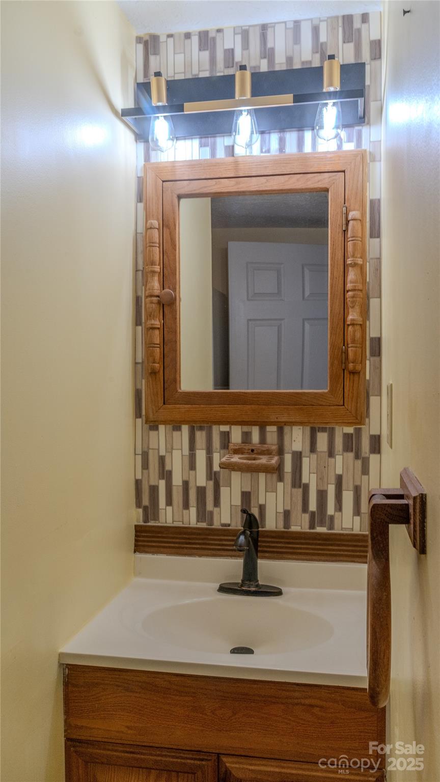 514 King Road Flat Rock, NC 28731 - Photo 12 of 47 a bathroom with a sink and a mirror