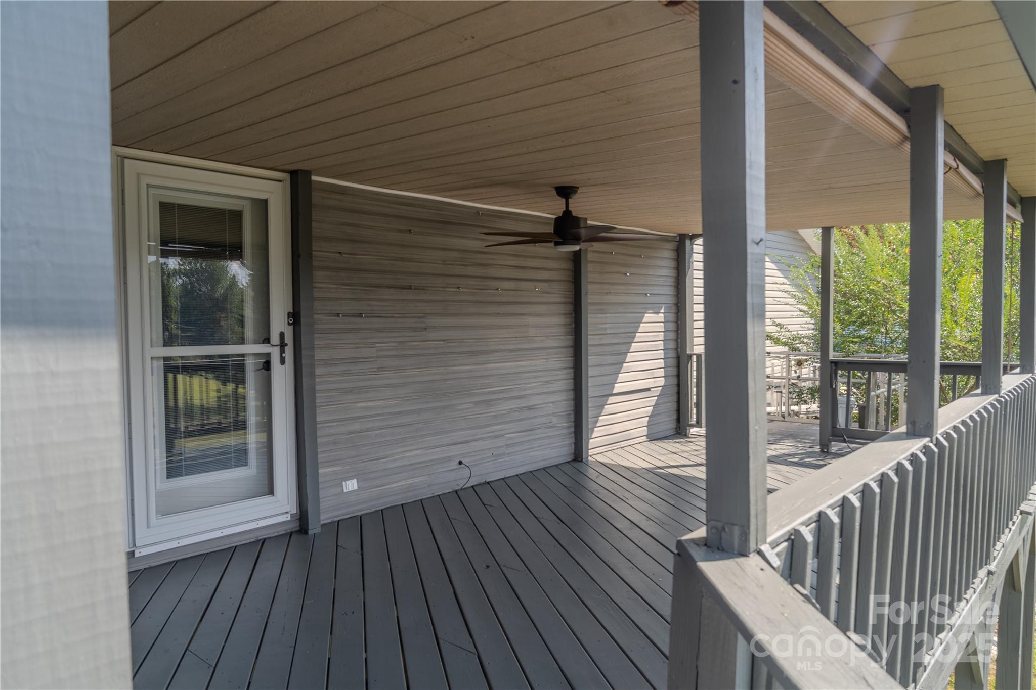 514 King Road Flat Rock, NC 28731 - Photo 13 of 47 a view of balcony with wooden floor