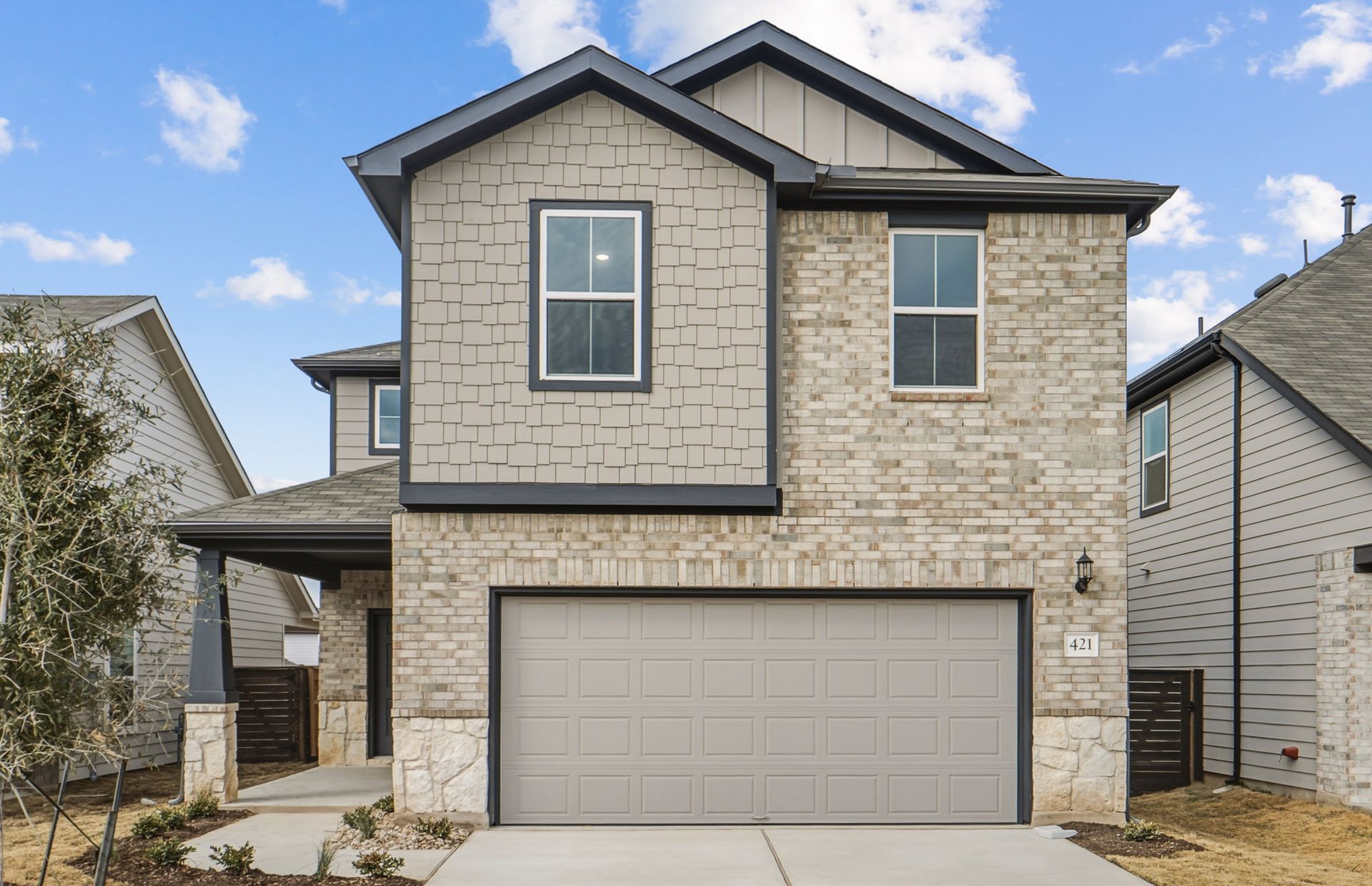 520 Knot Drive Leander, TX 78641 - Photo 1 of 1 a front view of a house with a balcony