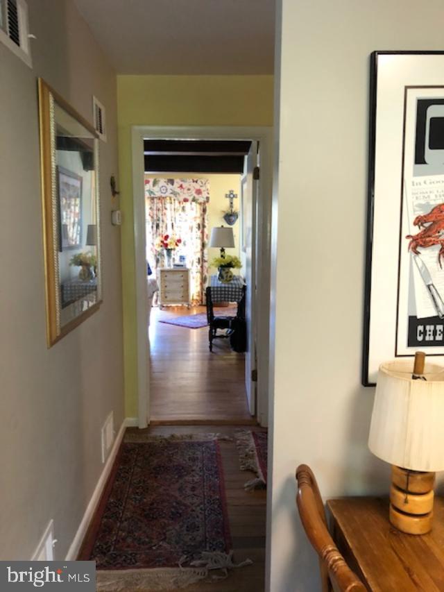 5221 Wyoming Road Bethesda, MD 20816 - Photo 15 of 24 HALLWAY FROM KIT. TO BEDROOM HALL AND LIVING ROOM