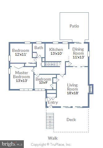5221 Wyoming Road Bethesda, MD 20816 - Photo 23 of 24 MAIN LEVEL FLOORPLAN