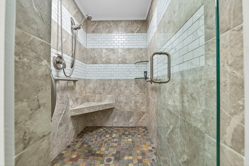 423 Chinquapin Road Ellijay, GA 30536 - Photo 20 of 64 Custom tile shower in basement