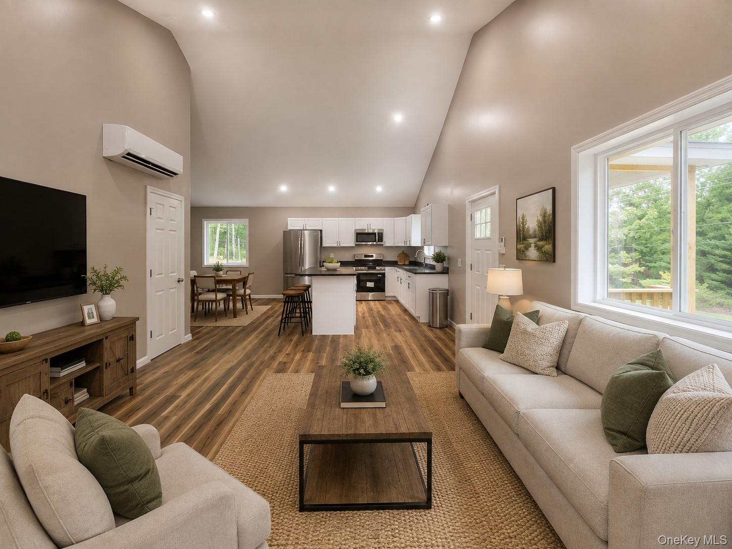 Living Room Digitally Staged