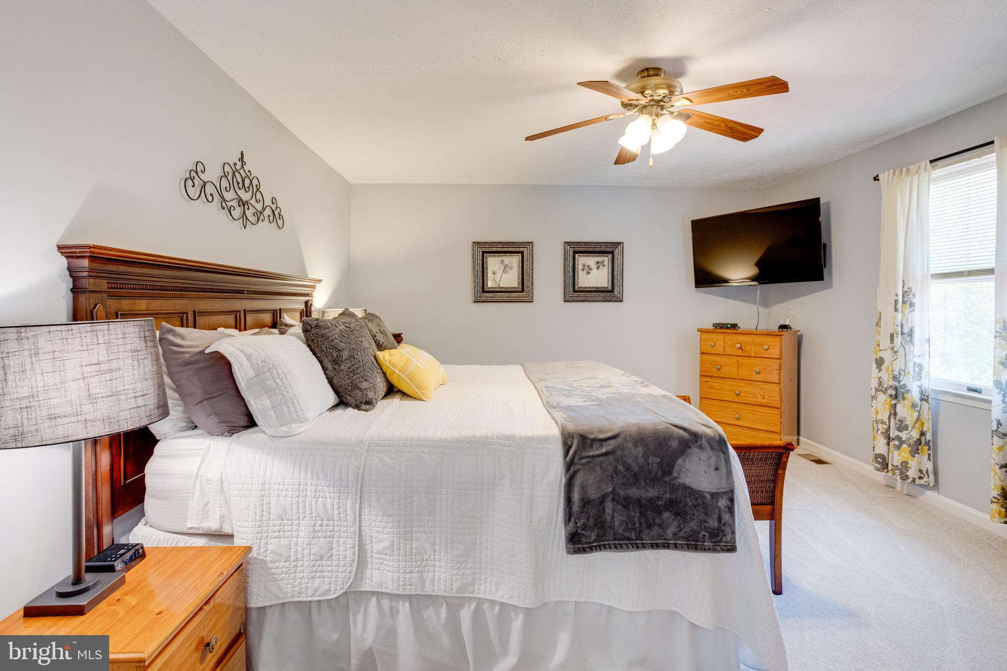 4952 Carea Road White Hall, MD 21161 - Photo 25 of 55 Large primary bedroom w ceiling fan