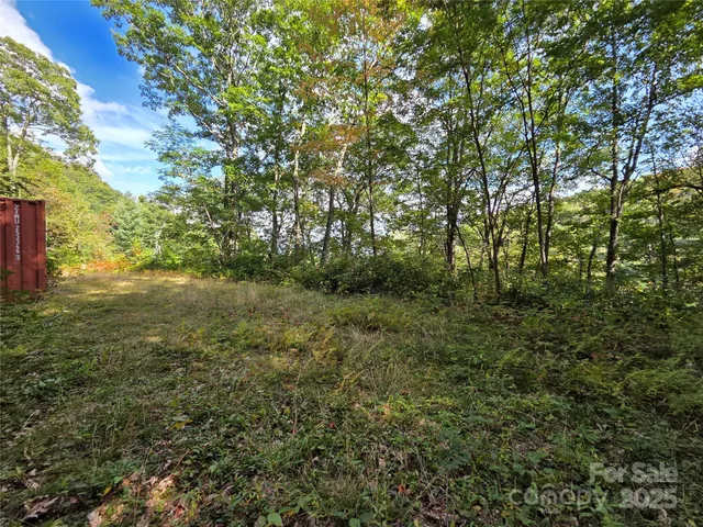 an aerial view of a house with a yard and swimming pool