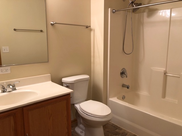 420 Kelly Court Romeoville, IL 60446 - Photo 24 of 30 a bathroom with a sink a toilet and shower