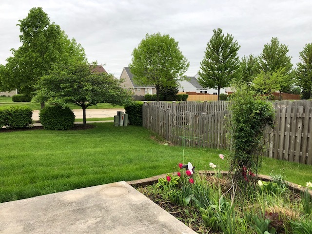 420 Kelly Court Romeoville, IL 60446 - Photo 7 of 30 a view of a backyard with a garden