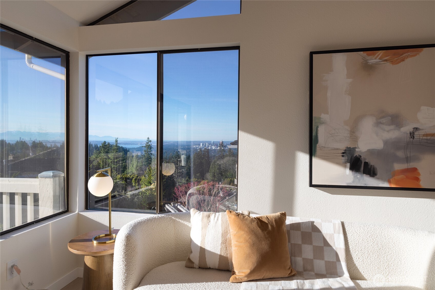 4727 155th Place Southeast Bellevue, WA 98006 - Photo 8 of 38 a living room with furniture and a large window