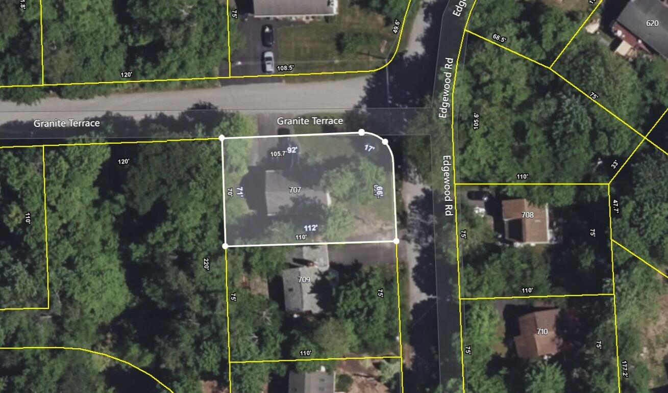 707 Edgewood Road Tobyhanna, PA 18466 - Photo 37 of 45 Parcel Lot Dimensions