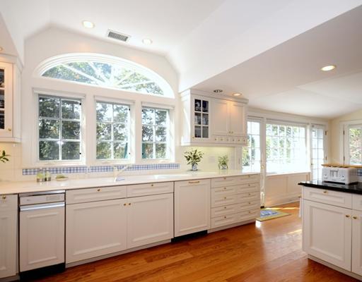 130 Long Neck Point Road Darien, CT 06820 - Photo 10 of 20 a large white kitchen with a large window