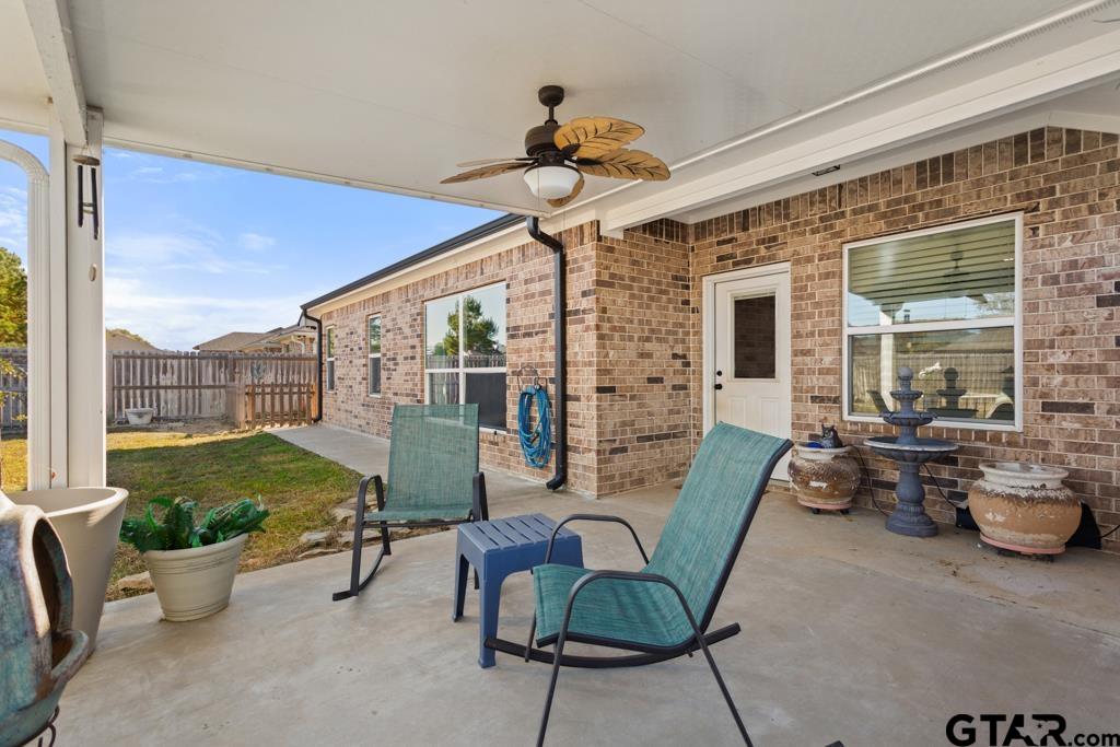 15422 Anna Lane Lindale, TX 75771 - Photo 23 of 28 a view of a dining room with furniture window and outside view
