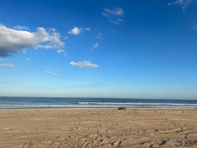 a view of an ocean beach