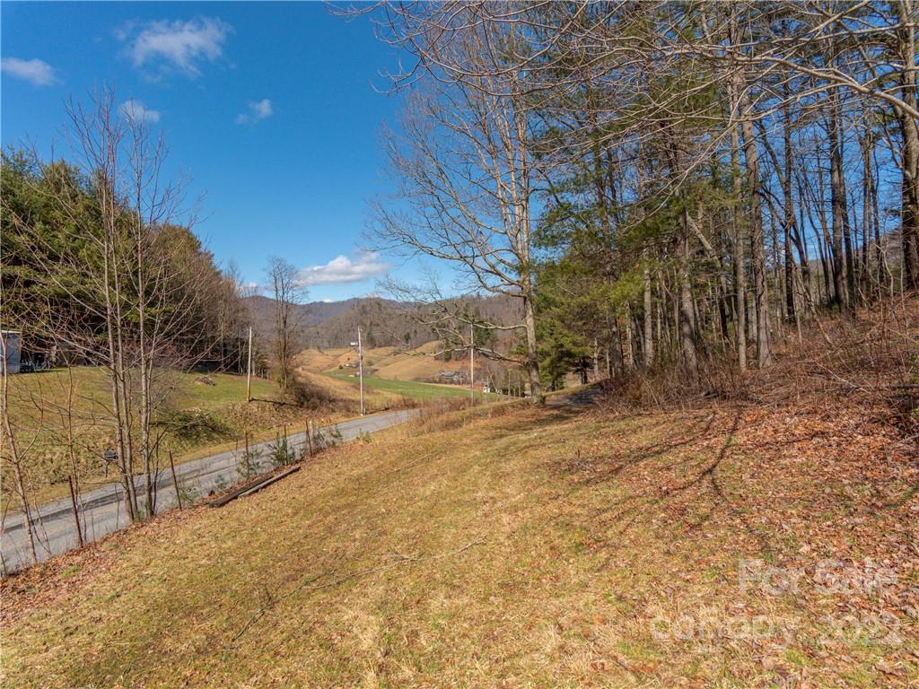 6232 Panther Creek Road Clyde, NC 28721 - Photo 23 of 25 a view of a yard with wooden fence