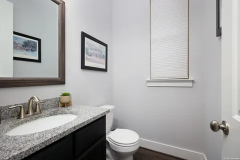 a utility room with furniture and a window