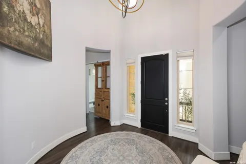 a close view of sliding door in a yard