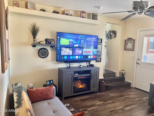 a room with furniture and a window