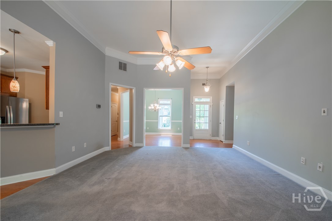 217 Hidden Spring Way Athens, GA 30605 - Photo 14 of 55 Living Room looking to front door and Dining Room
