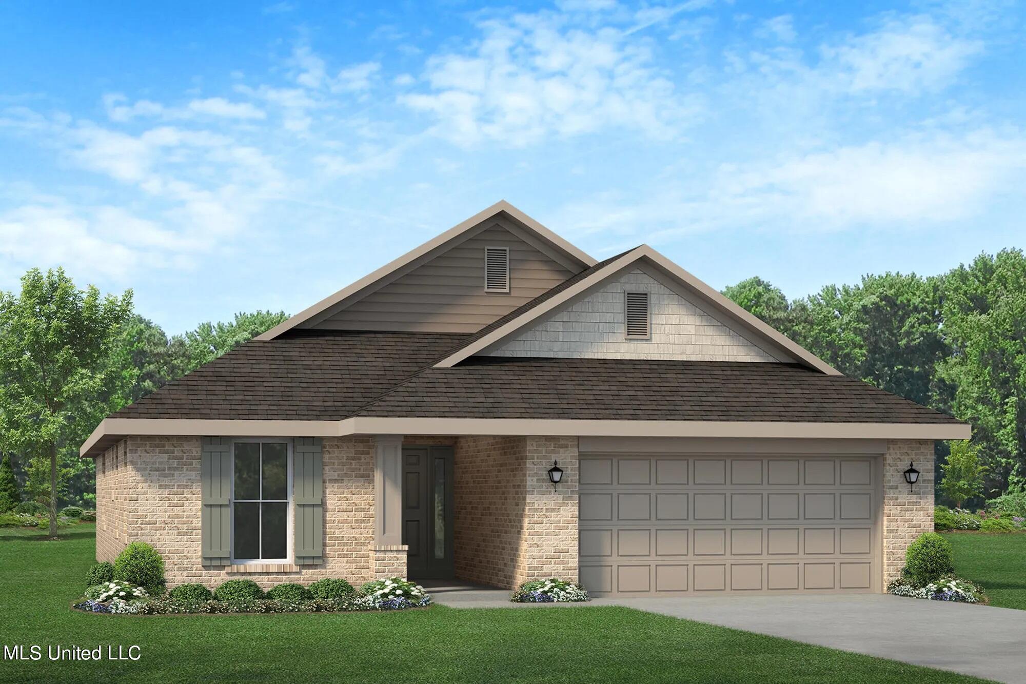 1543 Reece Drive South Southaven, MS 38671 - Photo 1 of 9 Rendering of home