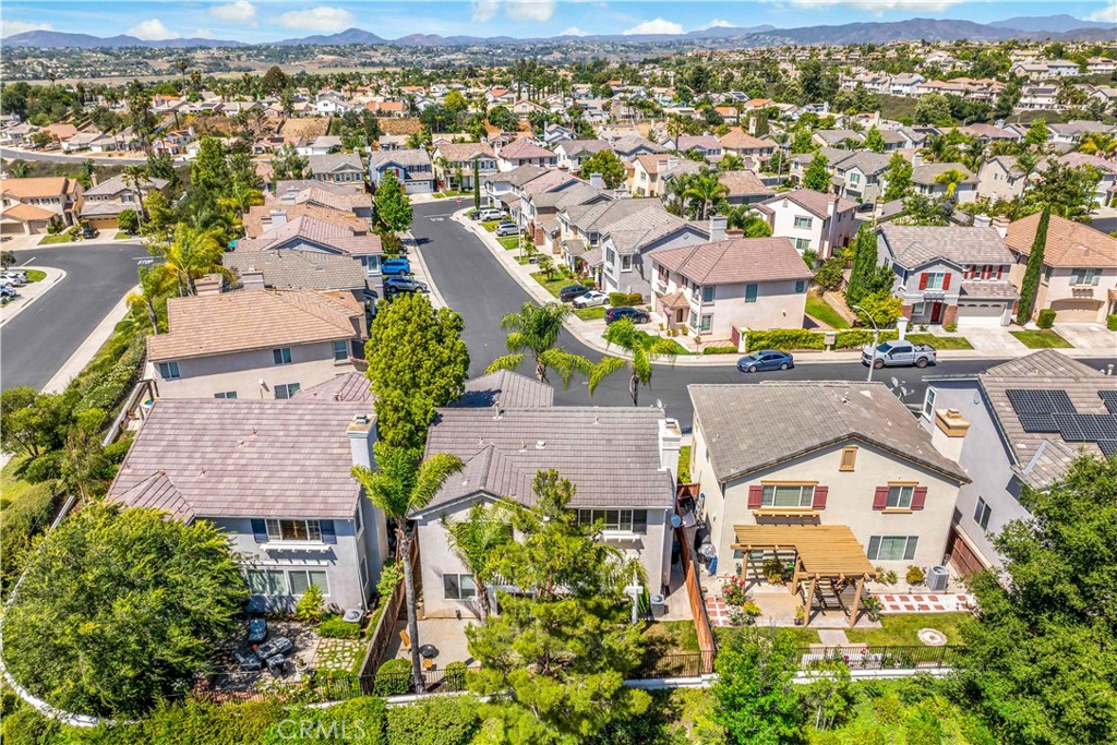 33307 Decada Street Temecula, CA 92592 - Photo 34 of 35 an aerial view of residential houses with outdoor space