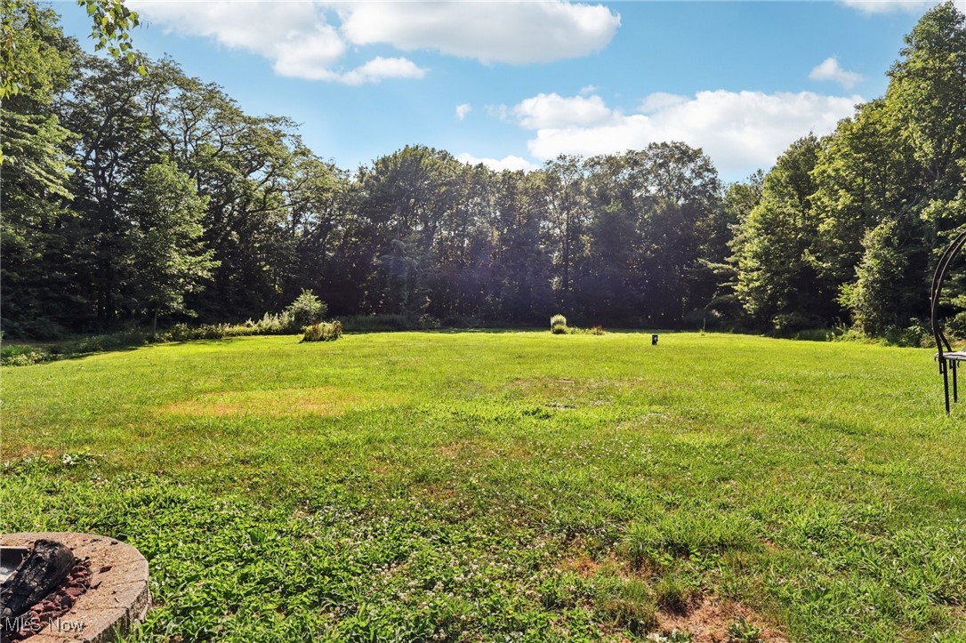 2916 Sexton Road Geneva, OH 44041 - Photo 22 of 23 View of grassy yard featuring a wooded view