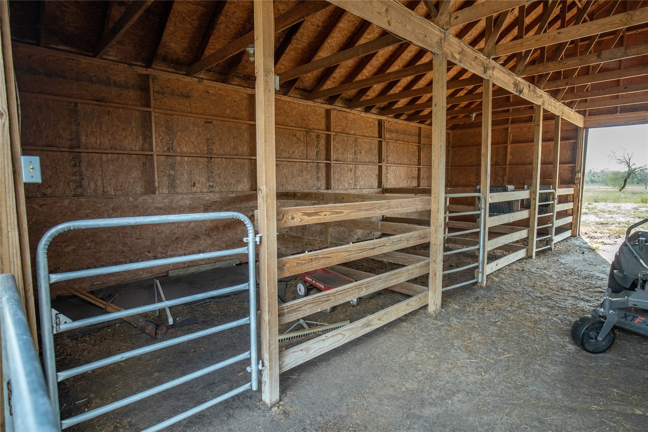 698 Hilbrich Road Westhoff, TX 77994 - Photo 16 of 40 a view of an empty room with empty shelves