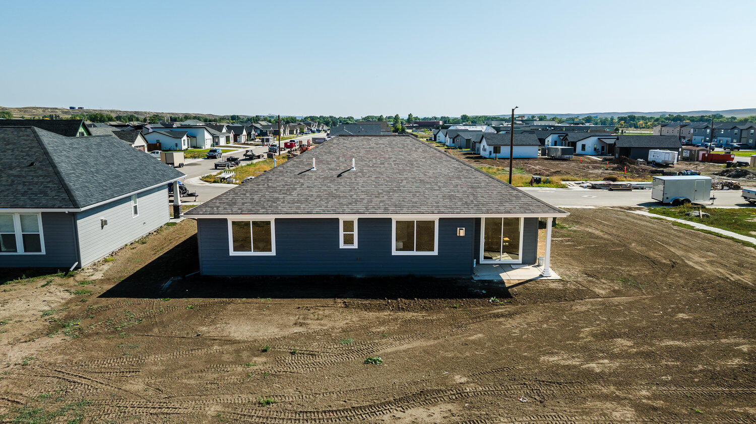 24 Sawtooth Lane Ranchester, WY 82839 - Photo 6 of 46 Drone Rear