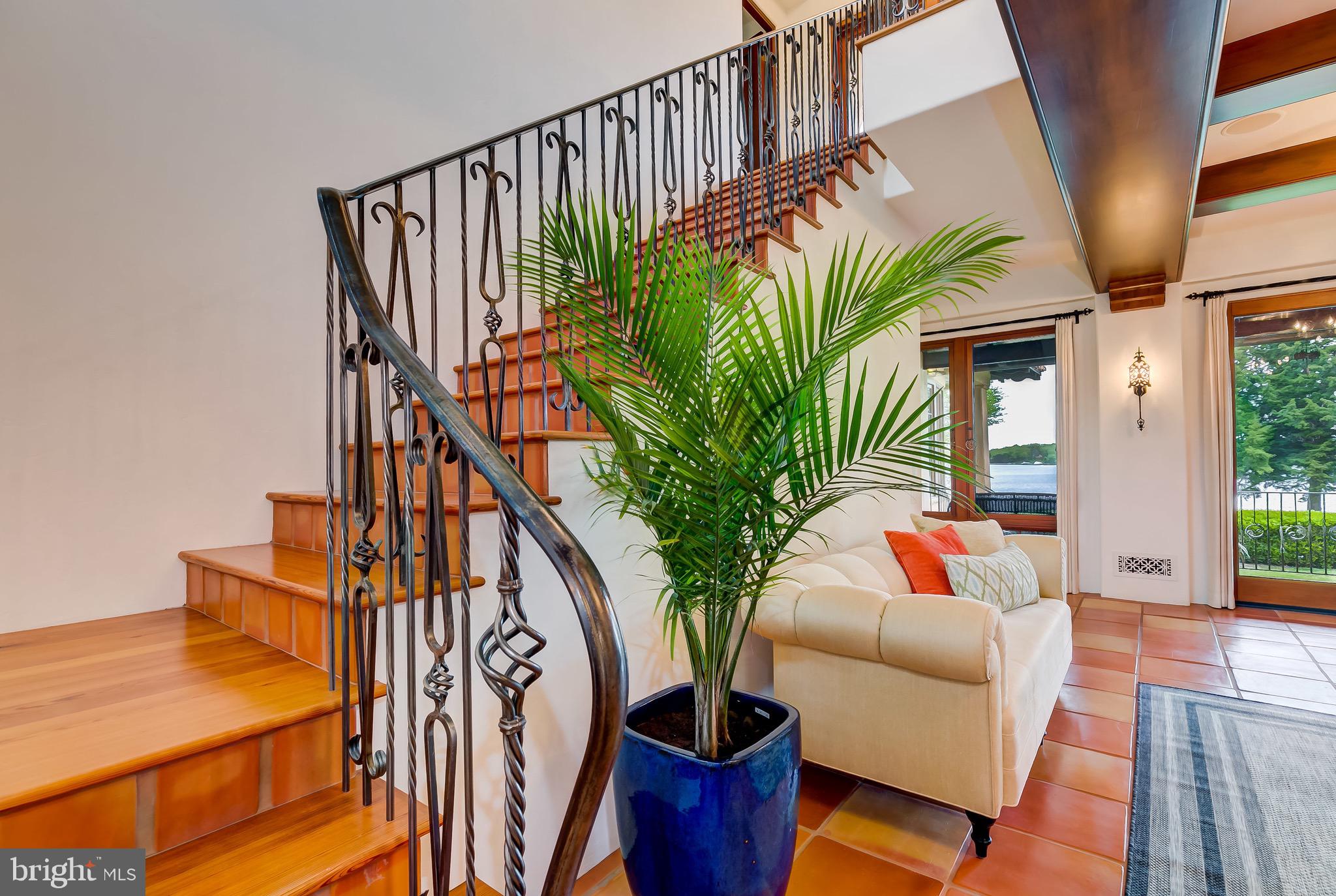 833 Londontown Road Edgewater, MD 21037 - Photo 11 of 100 Custom Wrought Iron Elements like this Stair Rail